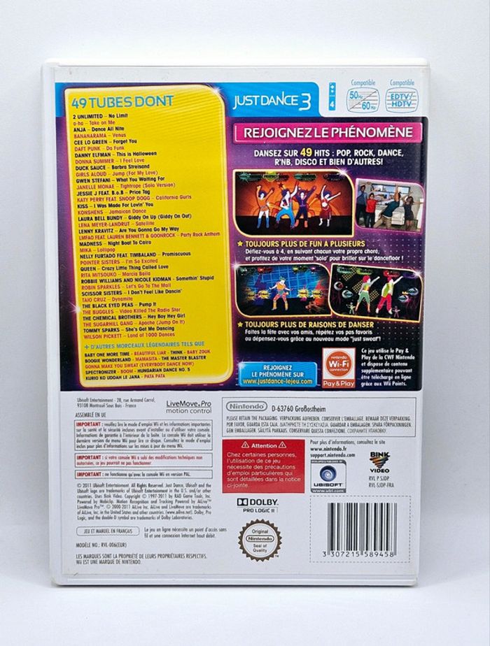 Nintendo Wii # Just Dance 3 # - photo numéro 2
