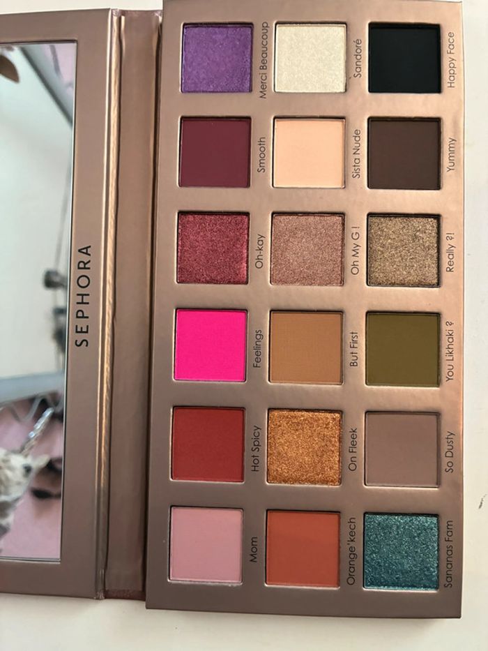 Palette Sananas Volume 1 x Sephora, 18 fards, Sephora Collection. - photo numéro 5