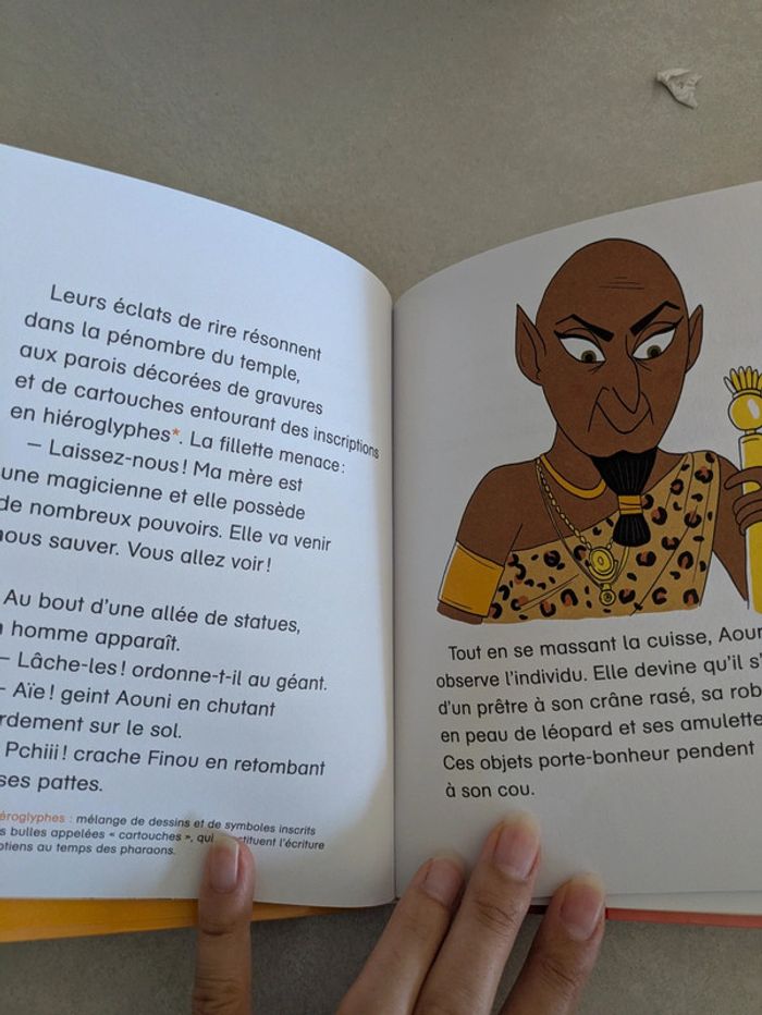 Livre Flammarion Jeunesse collection les petits trésors d'Égypte -  La colère des dieux - photo numéro 3