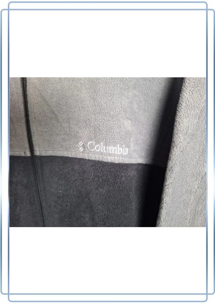 veste Polaire Columbia  grise et noir homme / taille 2XL / brodé - photo numéro 5