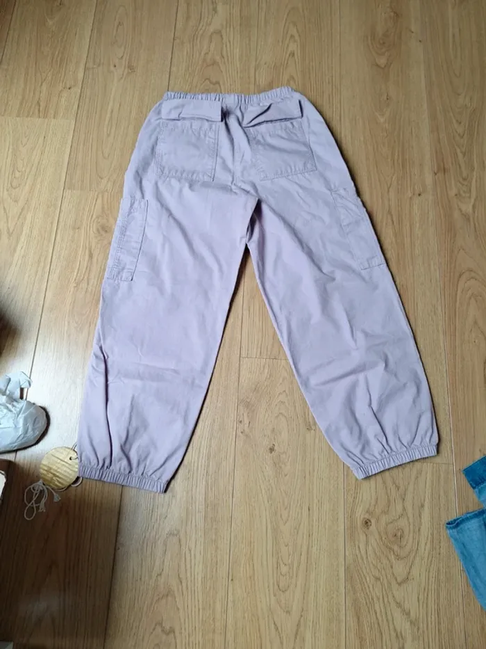 Pantalon style parachute mauve - photo numéro 5