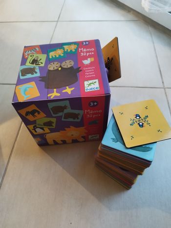jeu de mémo 32 pièves à partir  de 3 ans Djeco