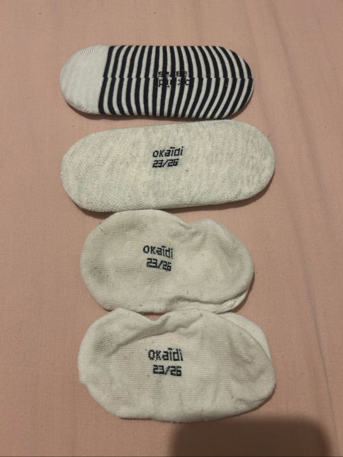 Lots de trois chaussettes