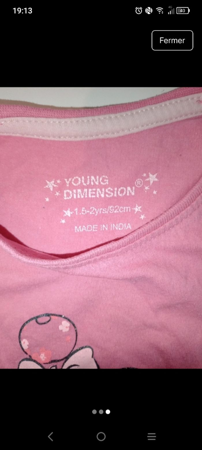 Tee shirt bébé fille - photo numéro 3