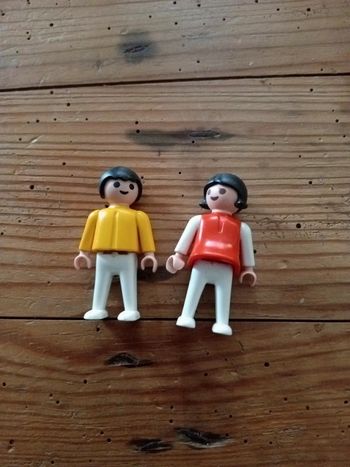 Deux enfants playmobil 1981