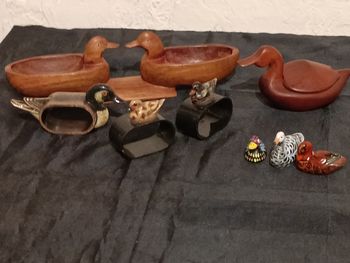 Lot canards bois 