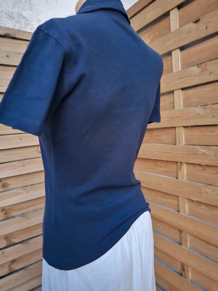 Polo marine 🍒vintage y2k🍒taille S - photo numéro 3