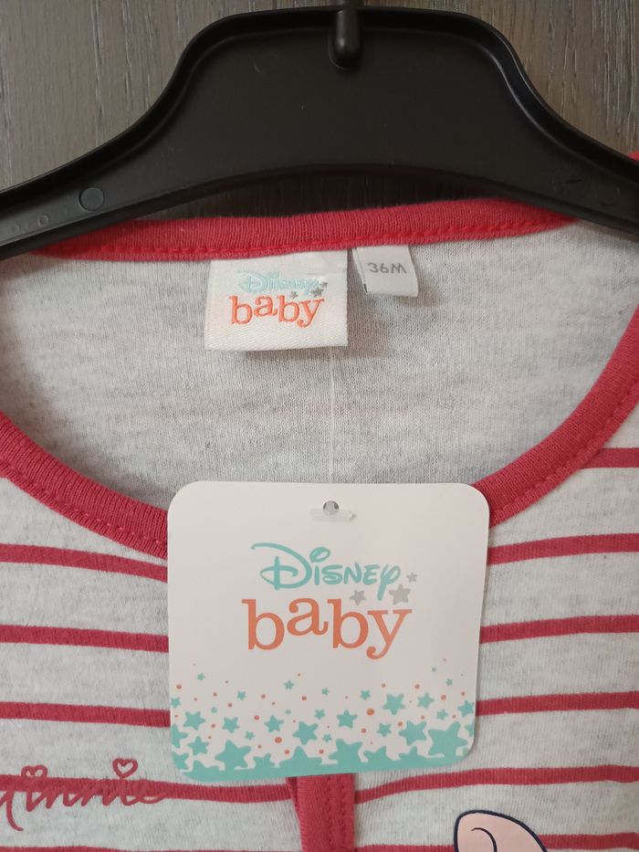 Pyjama rayé Minnie 36 mois - photo numéro 2