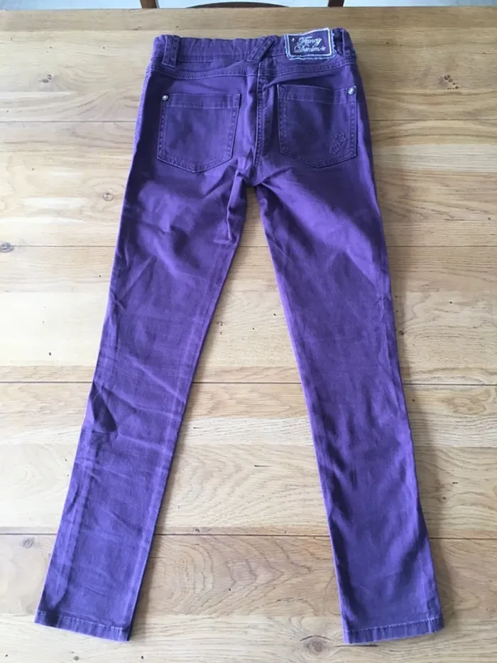 Lot de 3 pantalons slim fille 10 ans - photo numéro 11