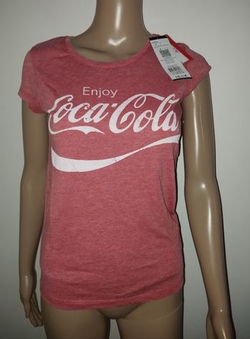 Tee shirt coca cola cache cache taille 1