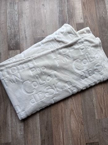 - Plaid crème  - Très bon état