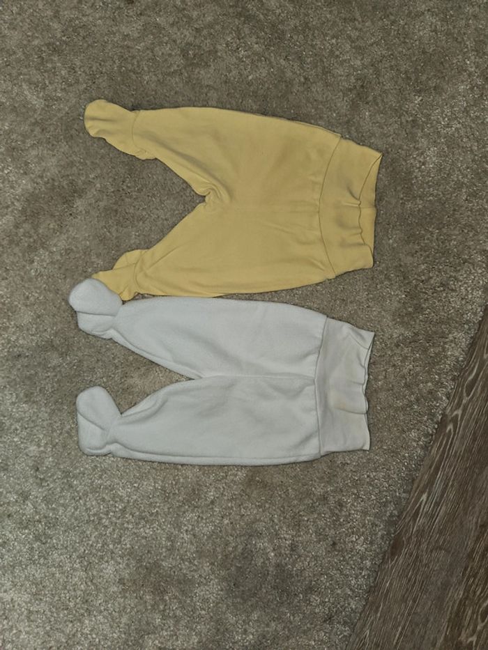 Lot de 2 pantalons grenouillère