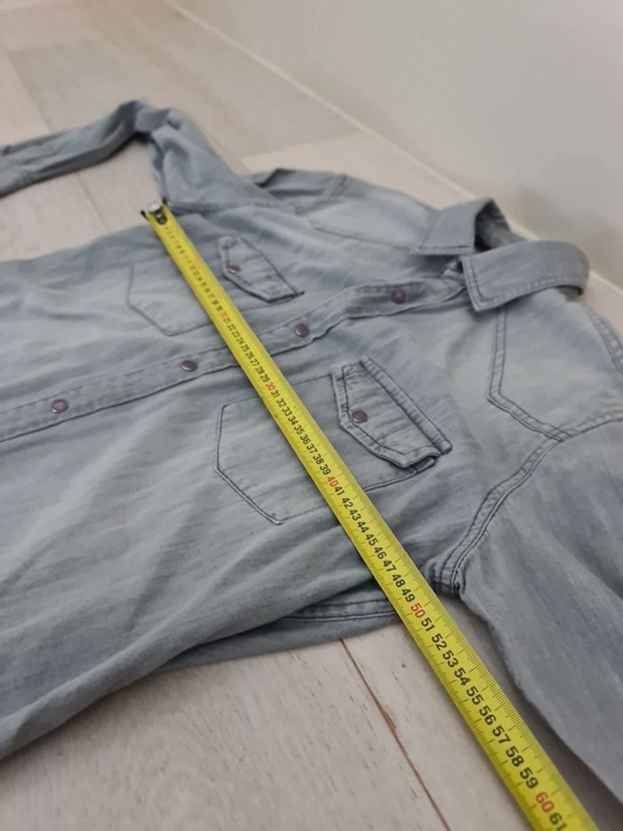 Veste chemise légère imitation jean taille M - photo numéro 17