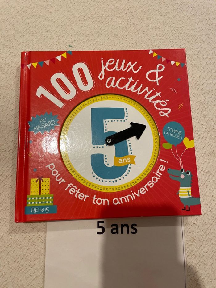 Livre fleurus 100 jeux et activités pour fêter ton anniversaire 5 ans - photo numéro 2