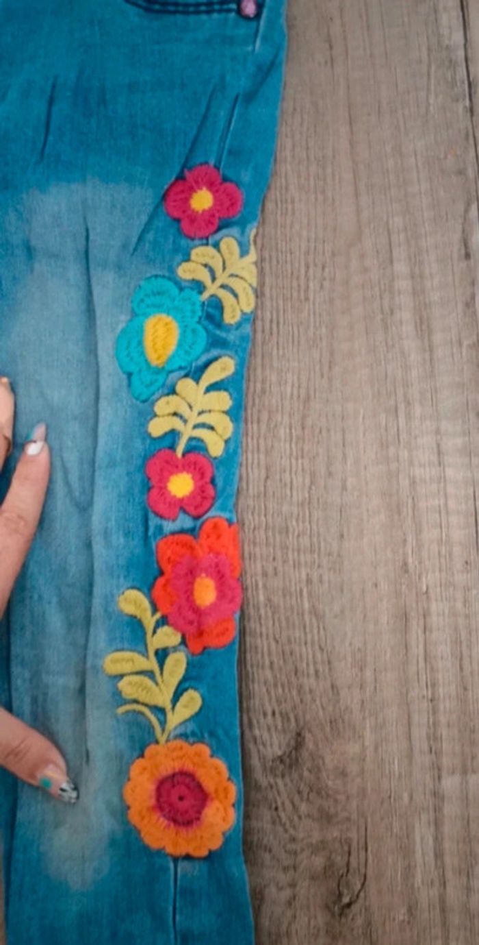 Jean slim orchestra fleuri - photo numéro 2