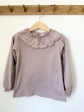 Blouse à col Claudine Zara