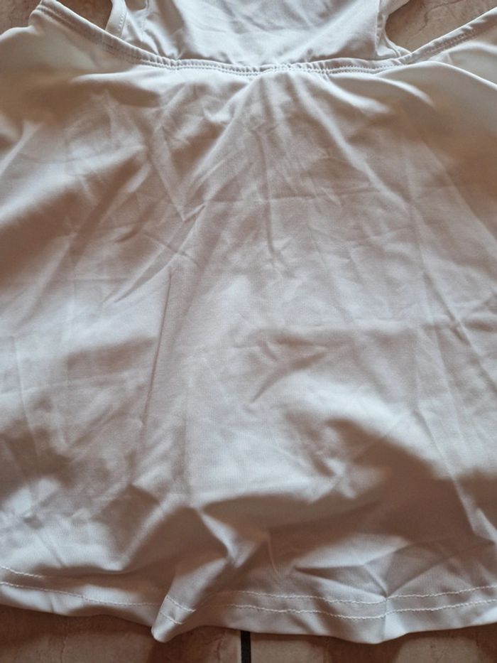 Robe courte sport blanc - photo numéro 2