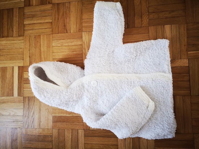 Manteau blanc tout doux