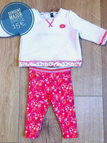 Ensemble Pull et legging Sergent Major en 6mois