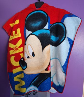Poncho de bain à capuche Mickey
