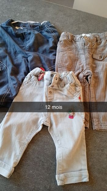 Pantalons 12 mois