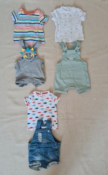 Lot 3 salopettes + Tee shirt MC