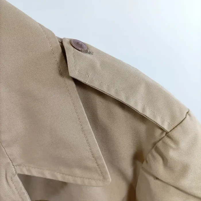 Veste saharienne beige vintage Tropical Paris manches courtes multi-poches Taille 44 A1518 - photo numéro 9