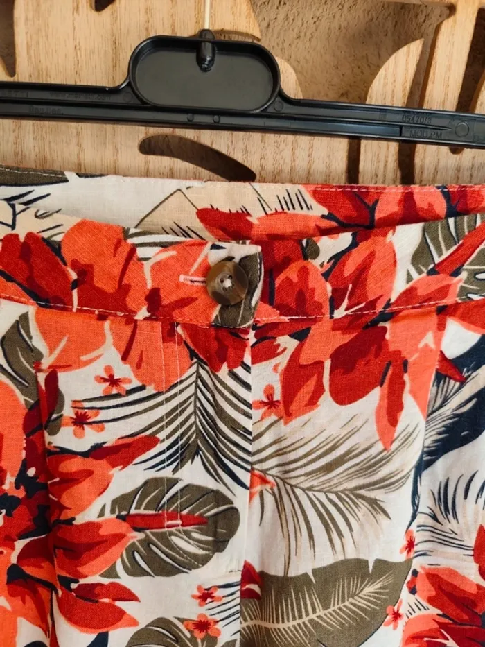 Short à revers imprimé fleuri T 40 Esmara - photo numéro 5
