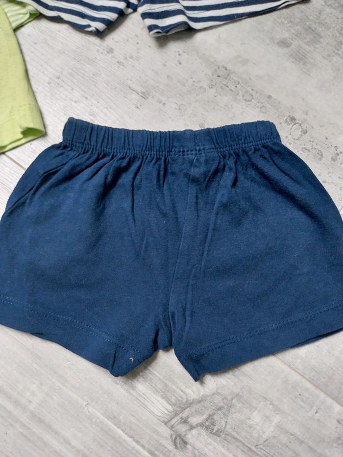 Lot 4 shorts 3 mois en coton - photo numéro 3