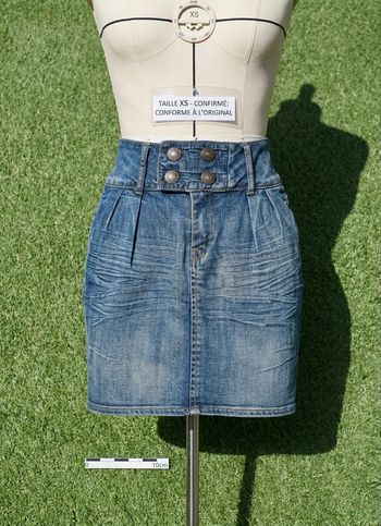 Mango Collection - Jupe en jean - Taille EUR 34 / USA 2 - Bleu moyen