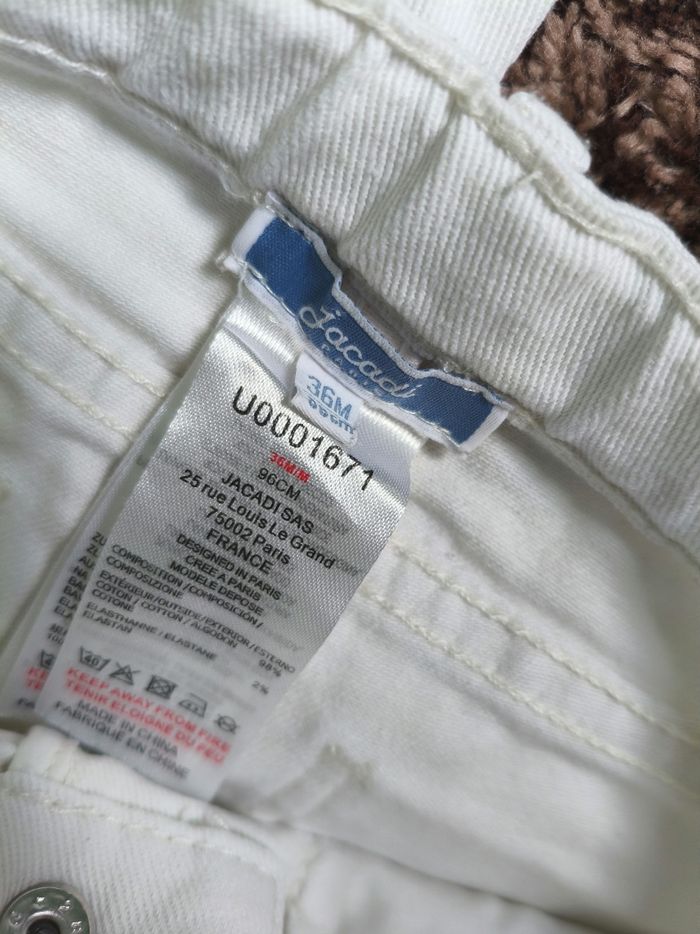 Pantalon blanc bébé – Jacadi 👖
Taille : 36 mois - photo numéro 5