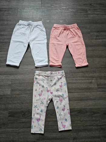Lot de 3 pantalons fille taille 12 mois