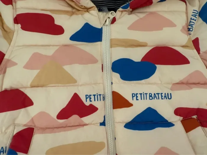 Petit Bateau - Doudoune Beige & Couleurs Taille 24 mois/86 cm - photo numéro 3
