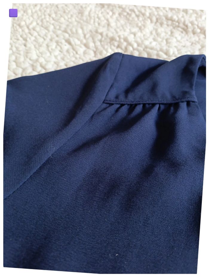 Blouse bleu marine fluide (Camaïeu) marin mignon cute - photo numéro 2