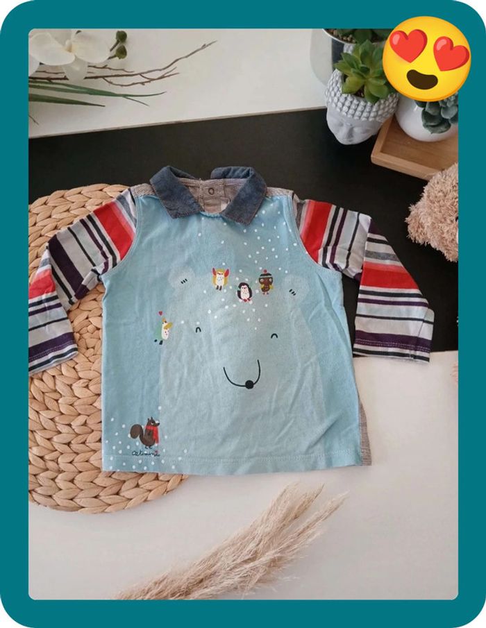Polo Catimini Bébé garçon Taille 18 Mois🌿🦁 - photo numéro 4
