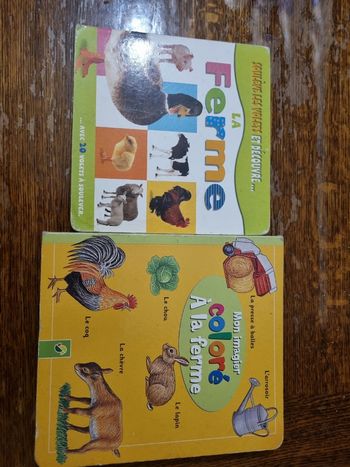 Lot de livres sur la ferme