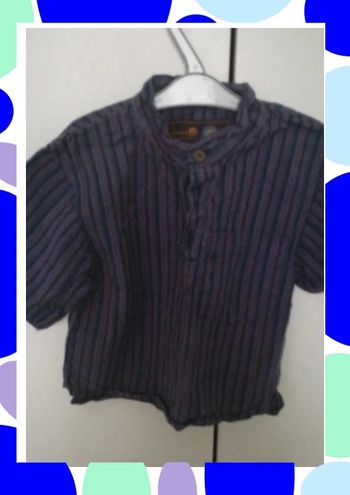 Chemise manches courtes 4ans