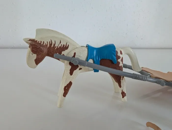 Playmobil 3872 famille indienne avec traineau thème far west - photo numéro 3