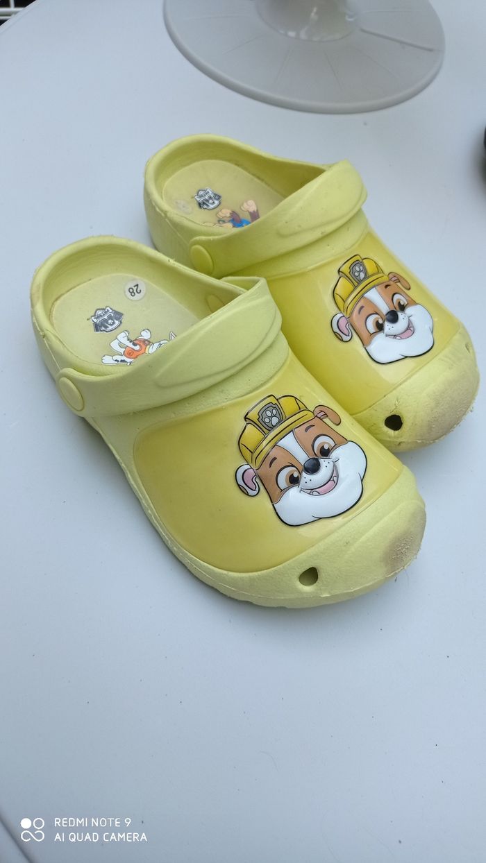 Sabots "type crocs" Ruben pat patrouille - photo numéro 2