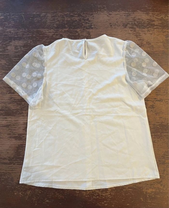 Tee shirt léger à dentelle - photo numéro 2