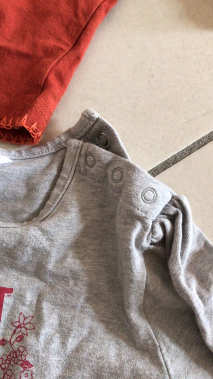 Lot 2 t-shirt manches longues 4 ans - photo numéro 5