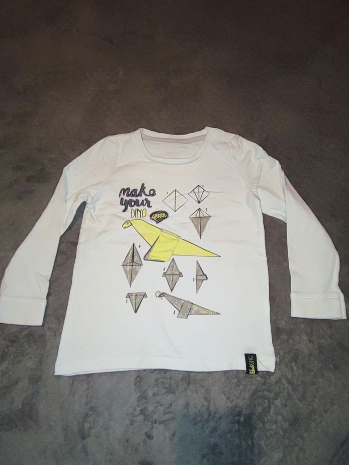 Tee shirt 3 ans origami (98 cm)