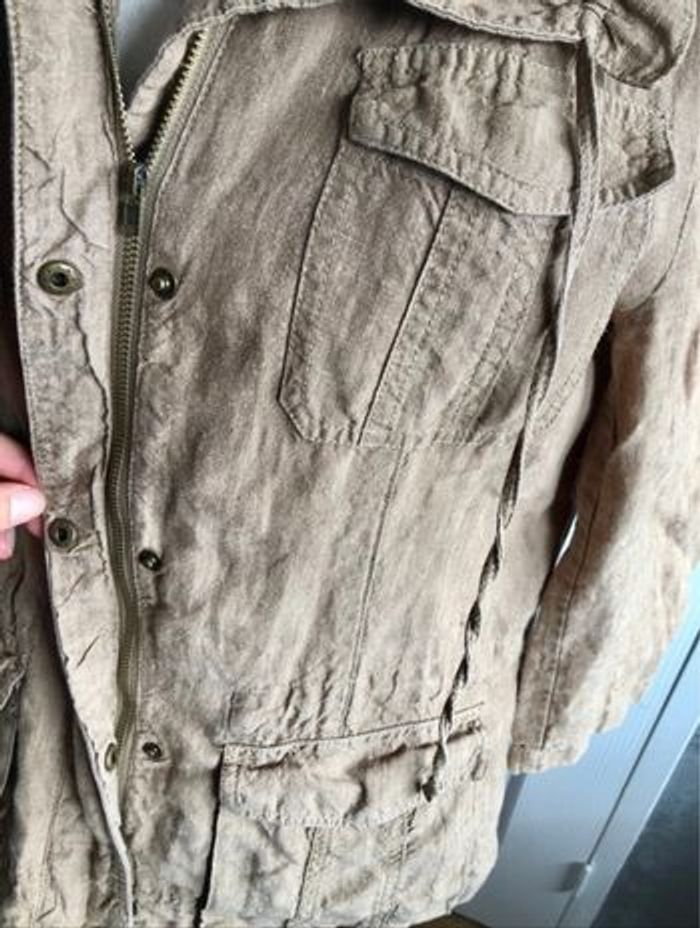 Chemise en lin beige - photo numéro 3