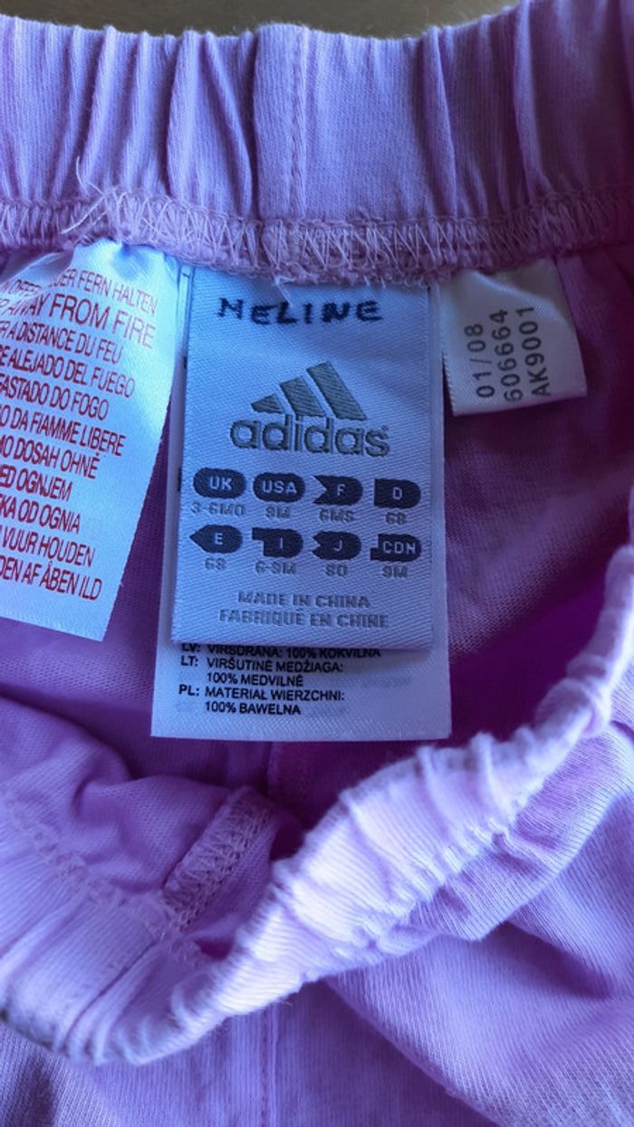 Short rose, fille, Adidas, 6 mois - photo numéro 6