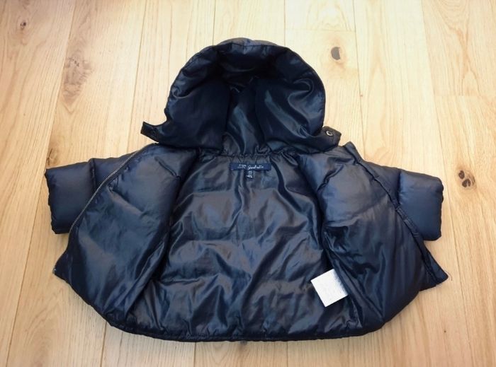 Doudoune noire plume et duvet 3 mois - photo numéro 4