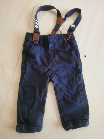 Salopette bleu 