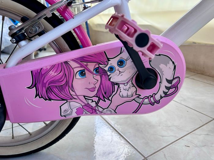 Vélo 16 pouces 4-6 ans 500 docto girl b'twin - photo numéro 2