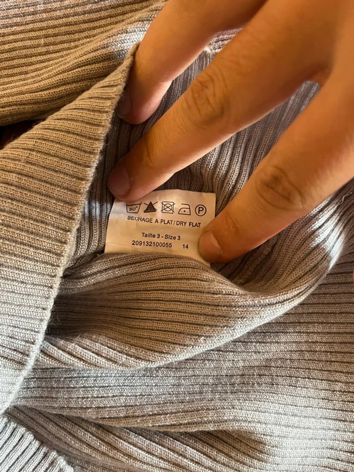 Pull gris - photo numéro 5
