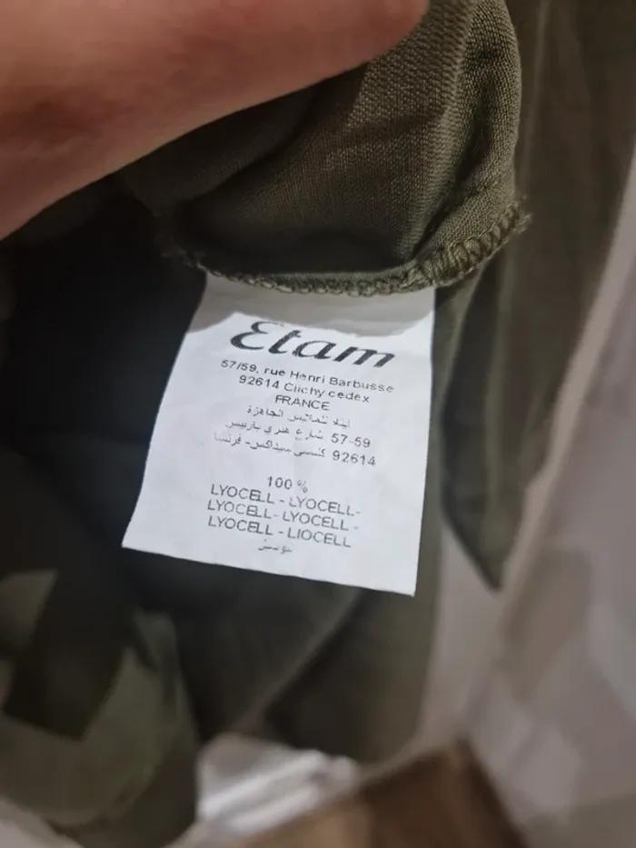 Robe kaki #etam 44 neuve - photo numéro 8