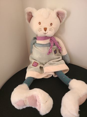 peluche doudou chat Bukowski écharpe